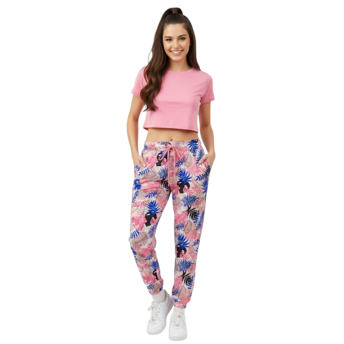 Women's Graphic Printed Pant,Multi
