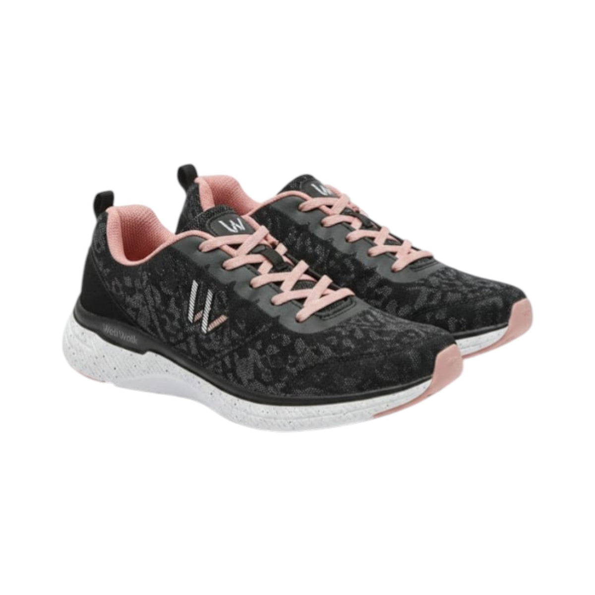 Women's Shiny Shoes,Black