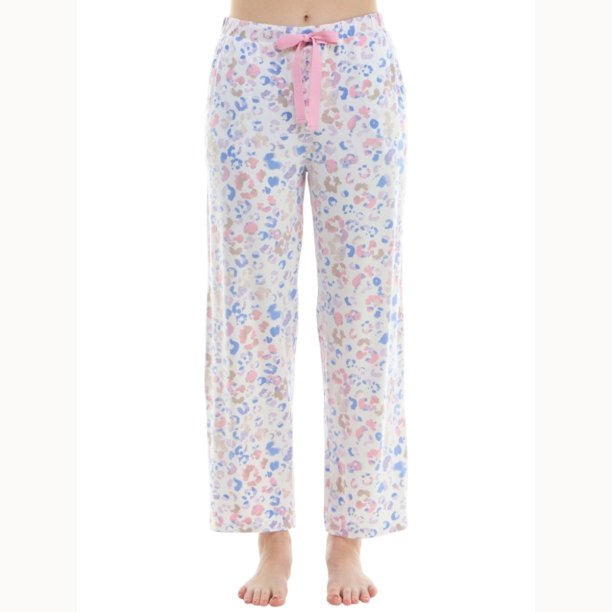 Women's Printed Sleepwear Pant,White
