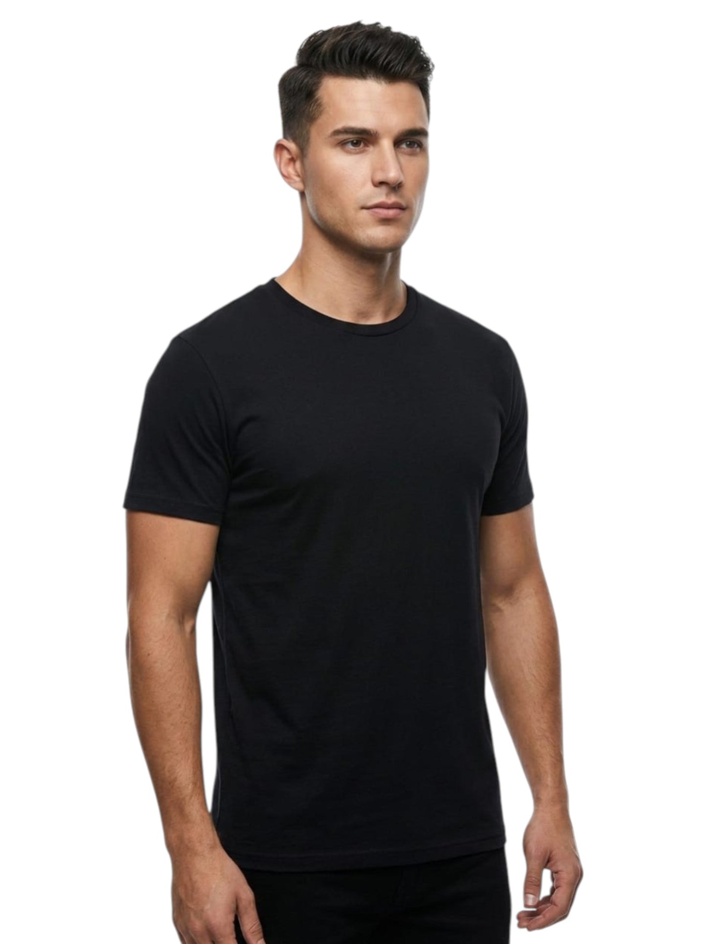 Men's Plain Top,Black