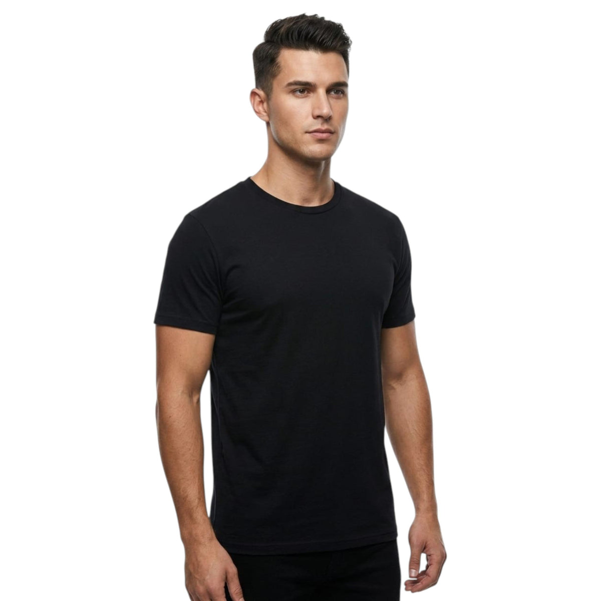 Men's Plain Top,Black
