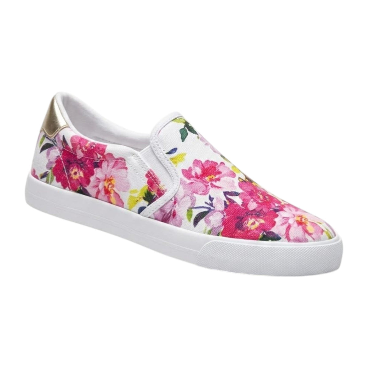 Women's Floral Printed Shoes,White
