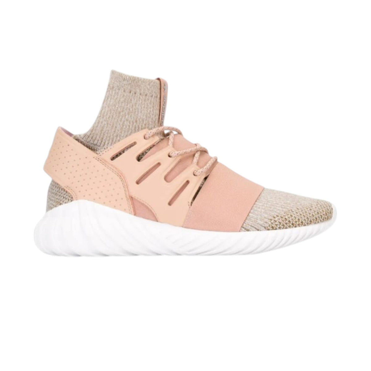 Men's Textured High Top Running Shoes,Coral