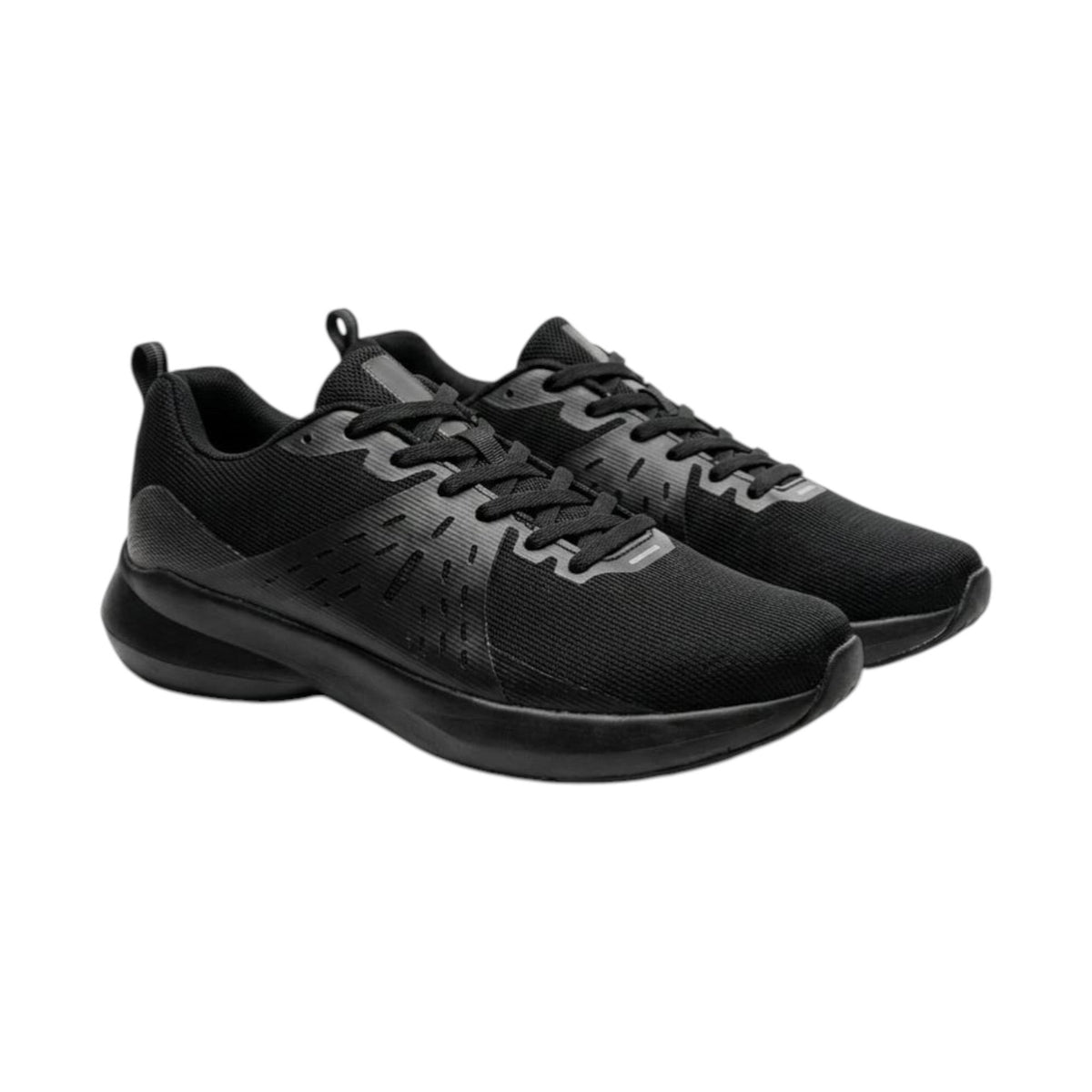 Men's Textured Running Shoes,Black