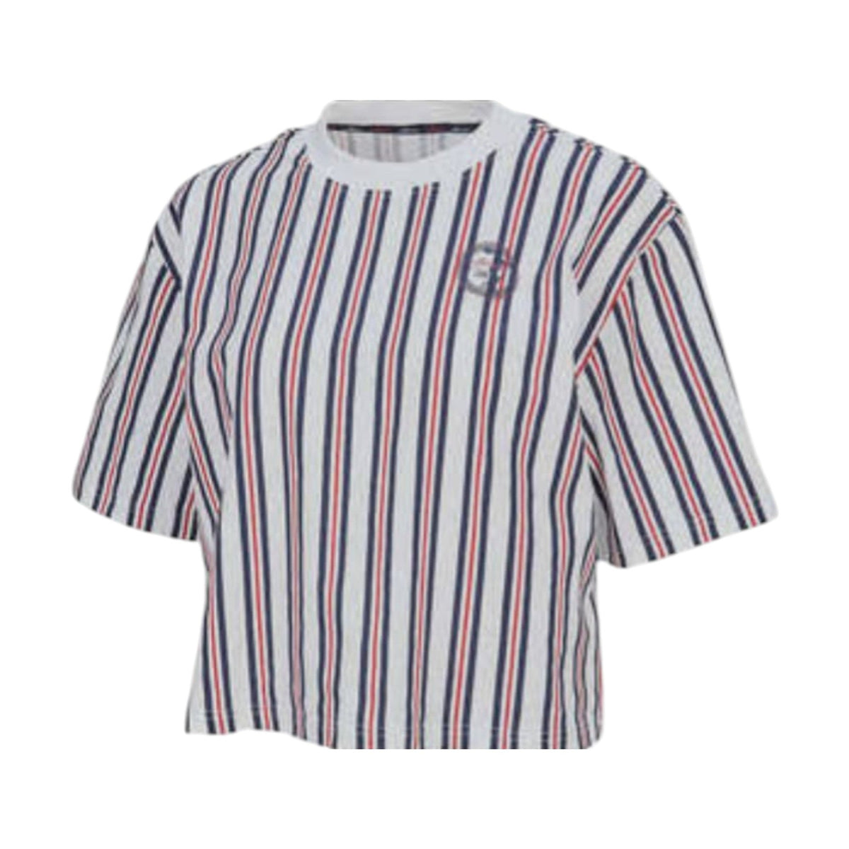 Womens Multi Colored Striped Top,White