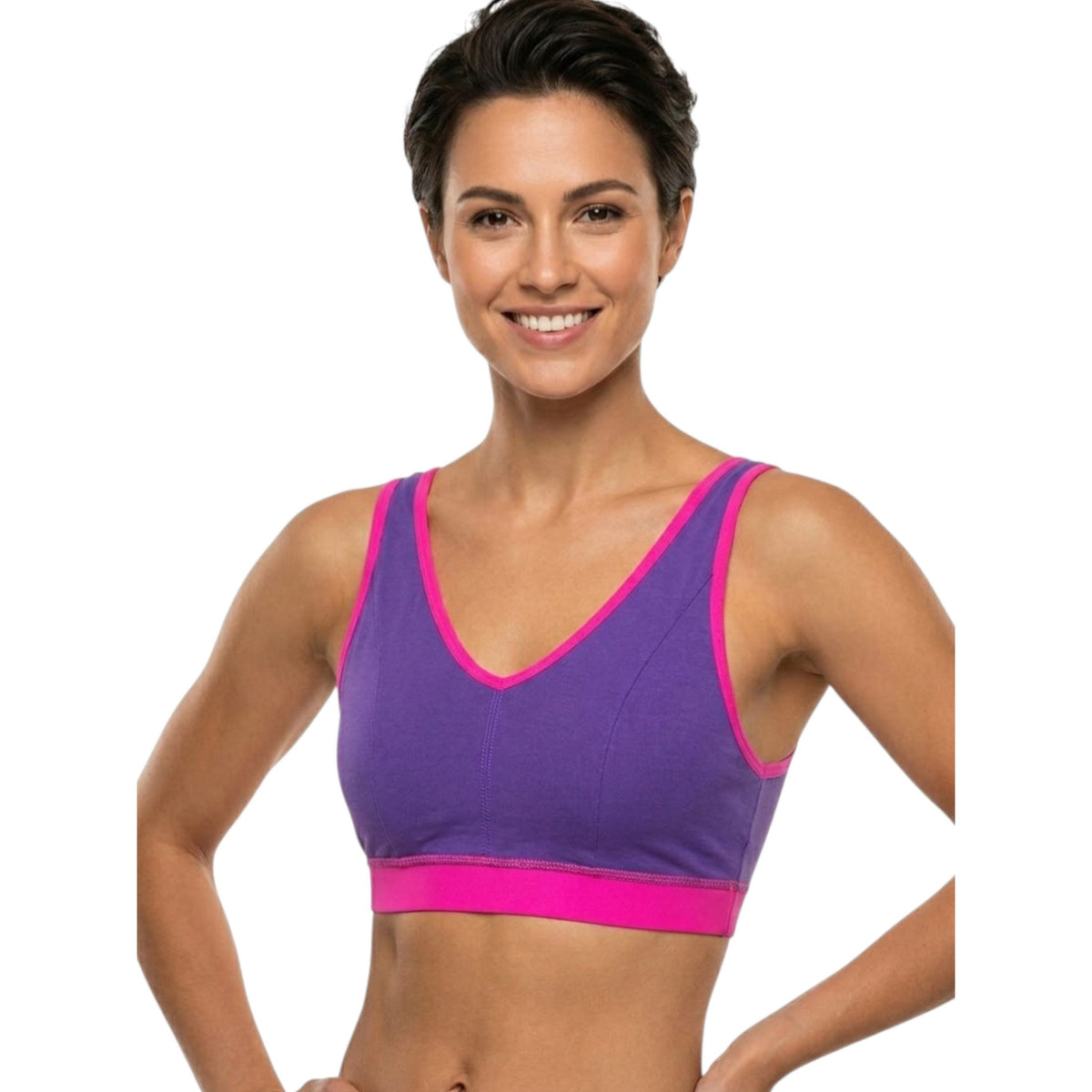 Women's Ribbed Sport Bra,Mauve