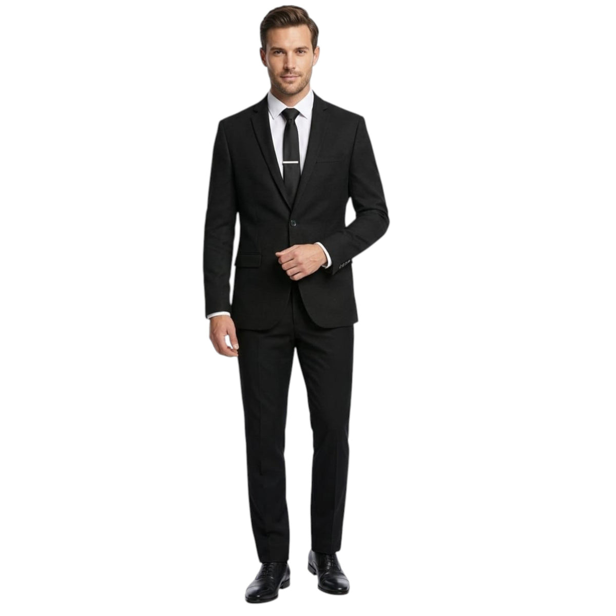 Men's Plain Blazer,Black