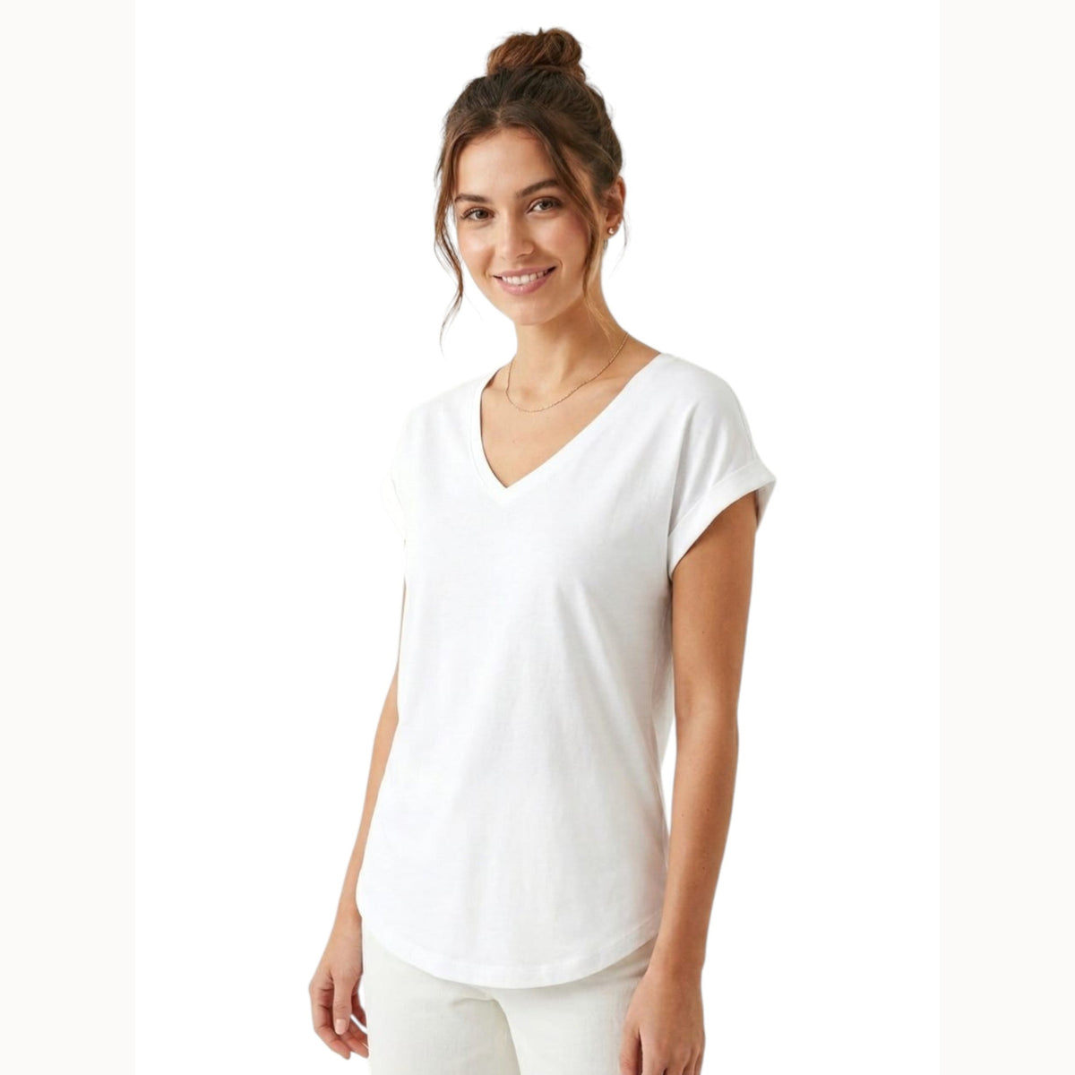 Women's Plain Top,White
