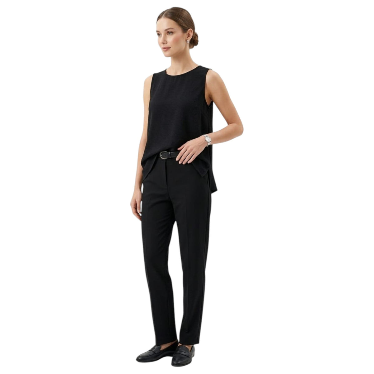 Women's Plain Top,Black