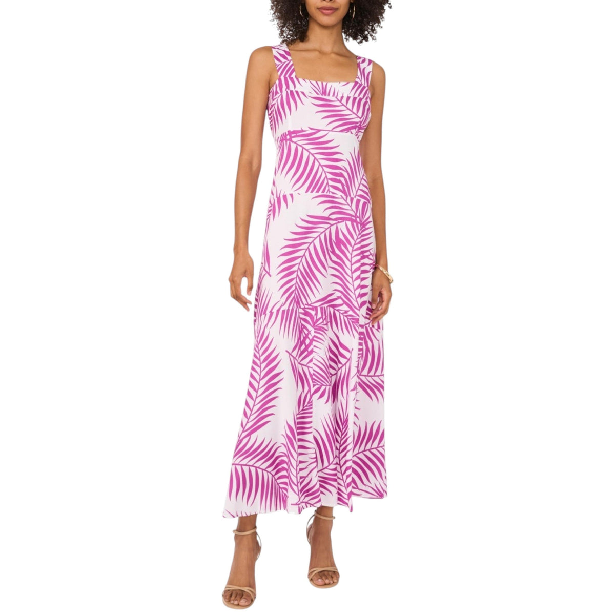 Women's Mauve Printed Dress,White