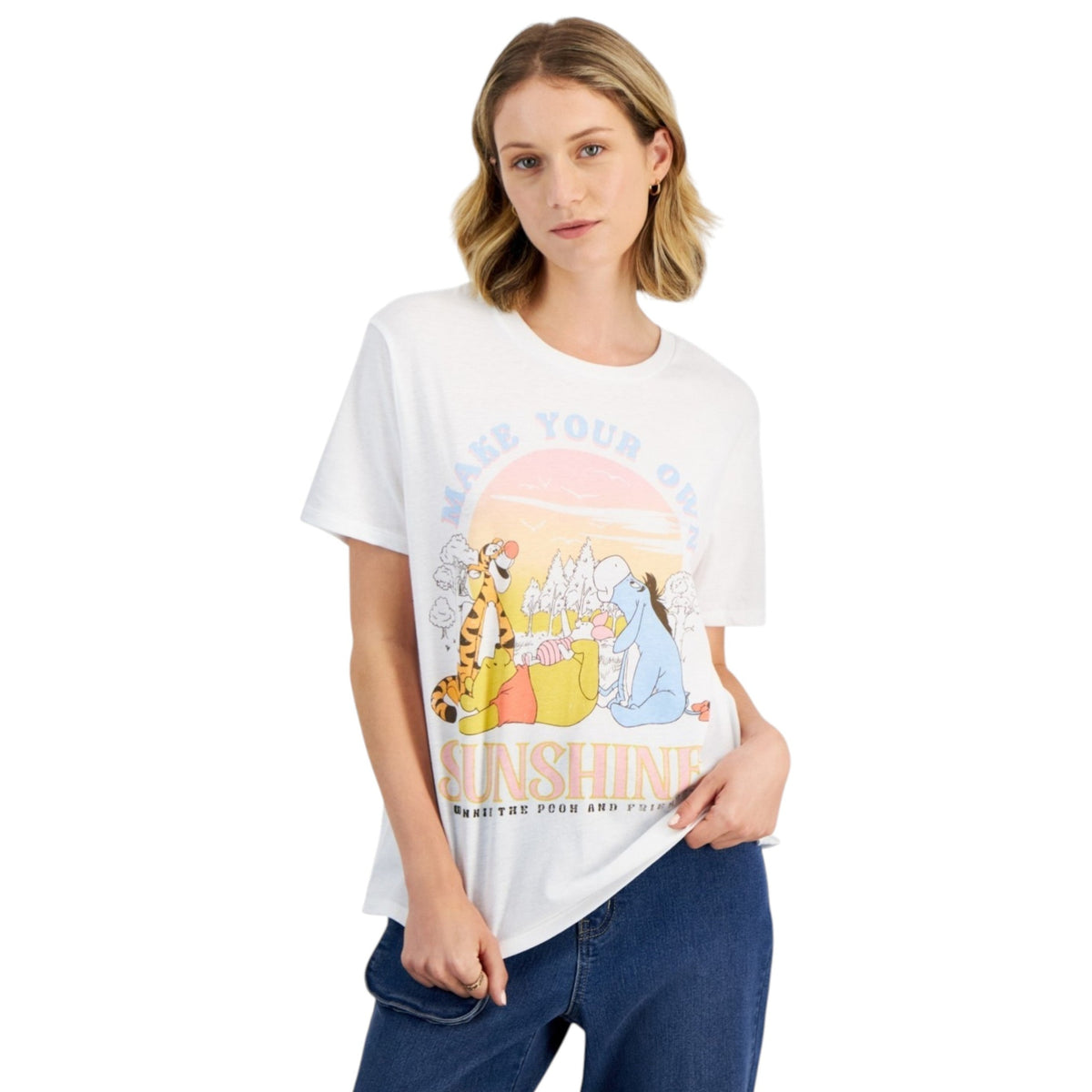Women's Printed Top,White