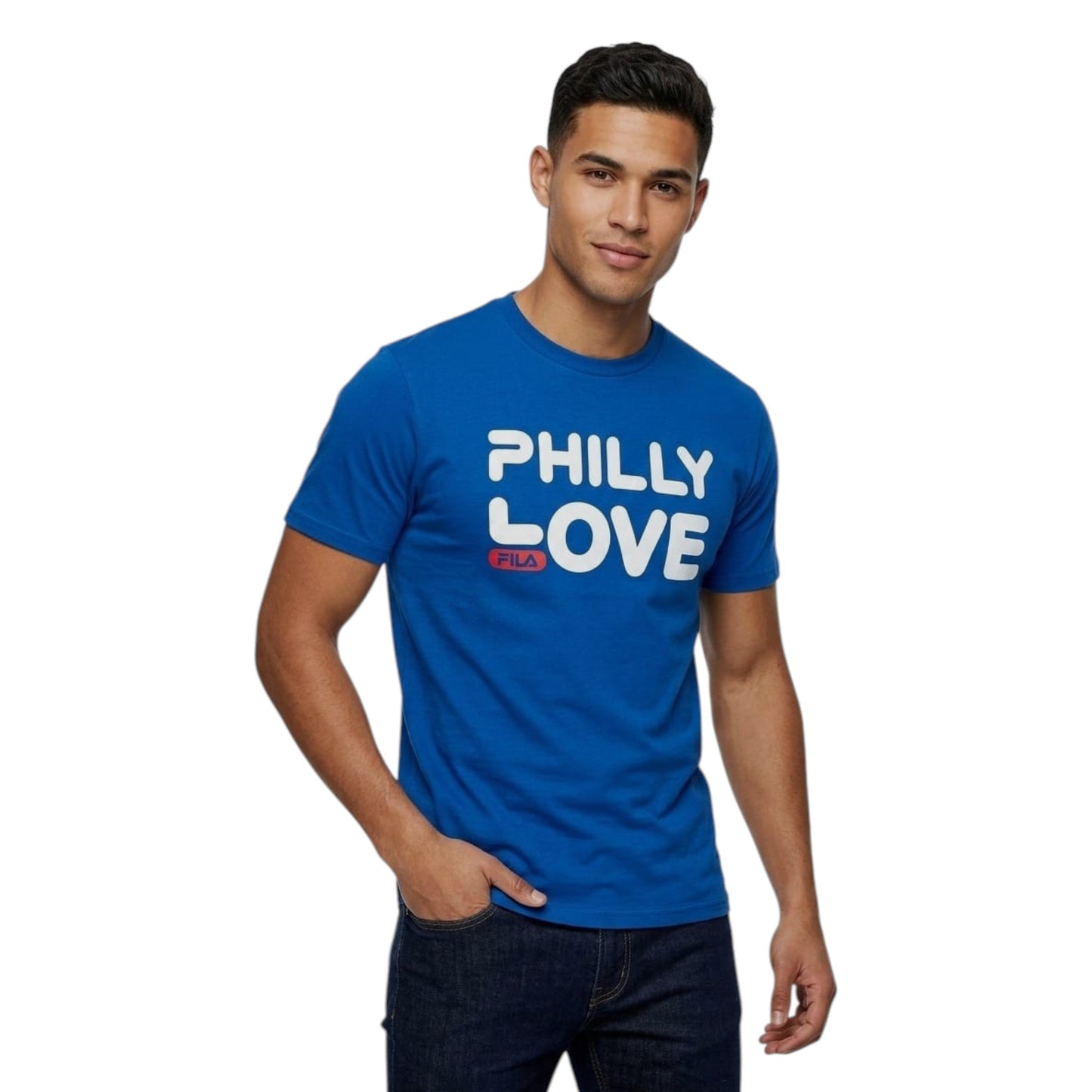 Men's Printed Top,Blue