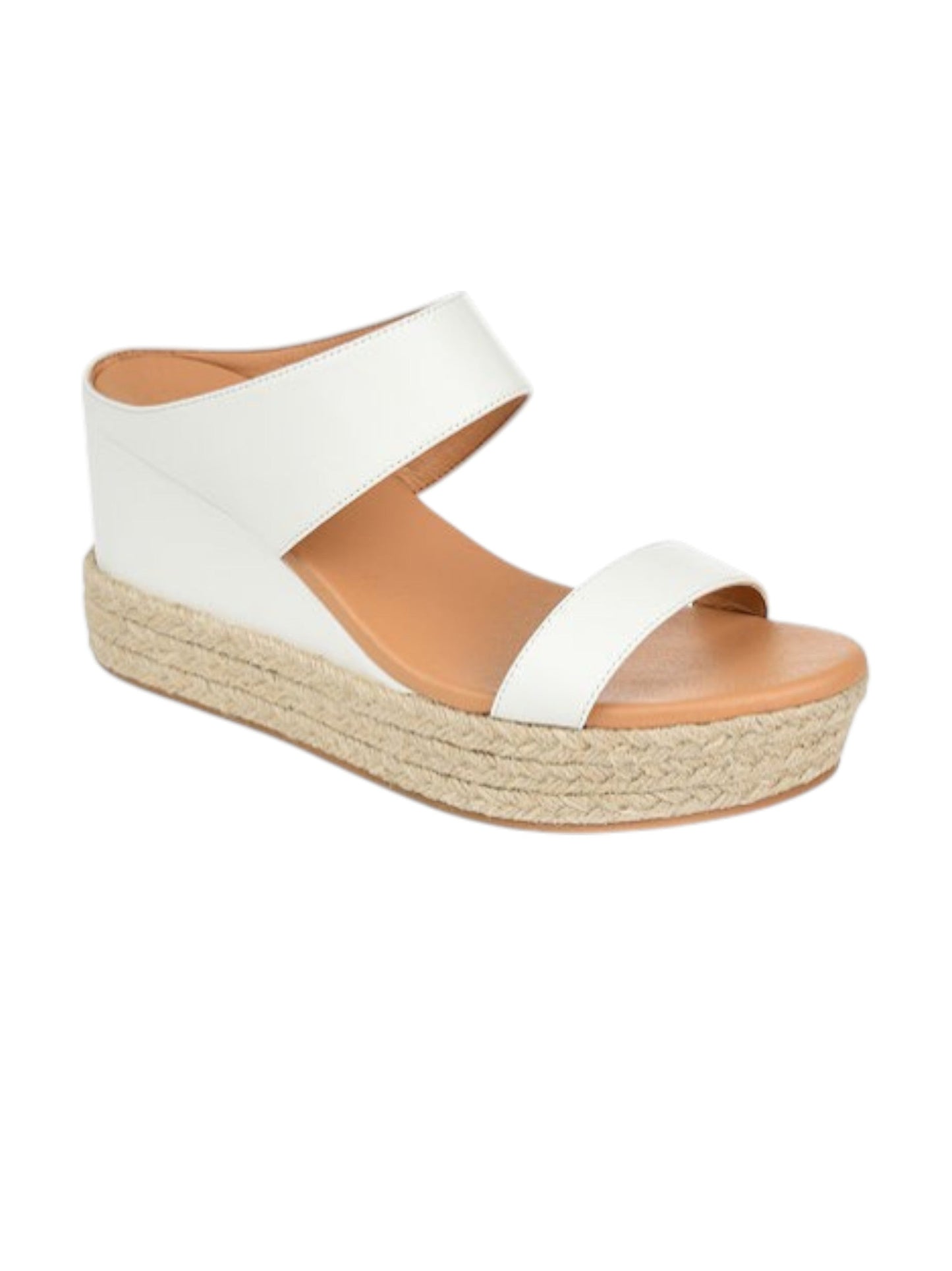 Women's Plain High Sandals,White