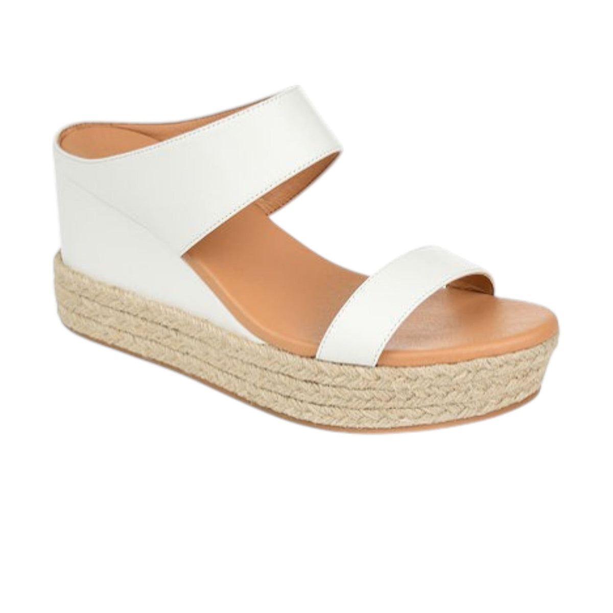 Women's Plain High Sandals,White