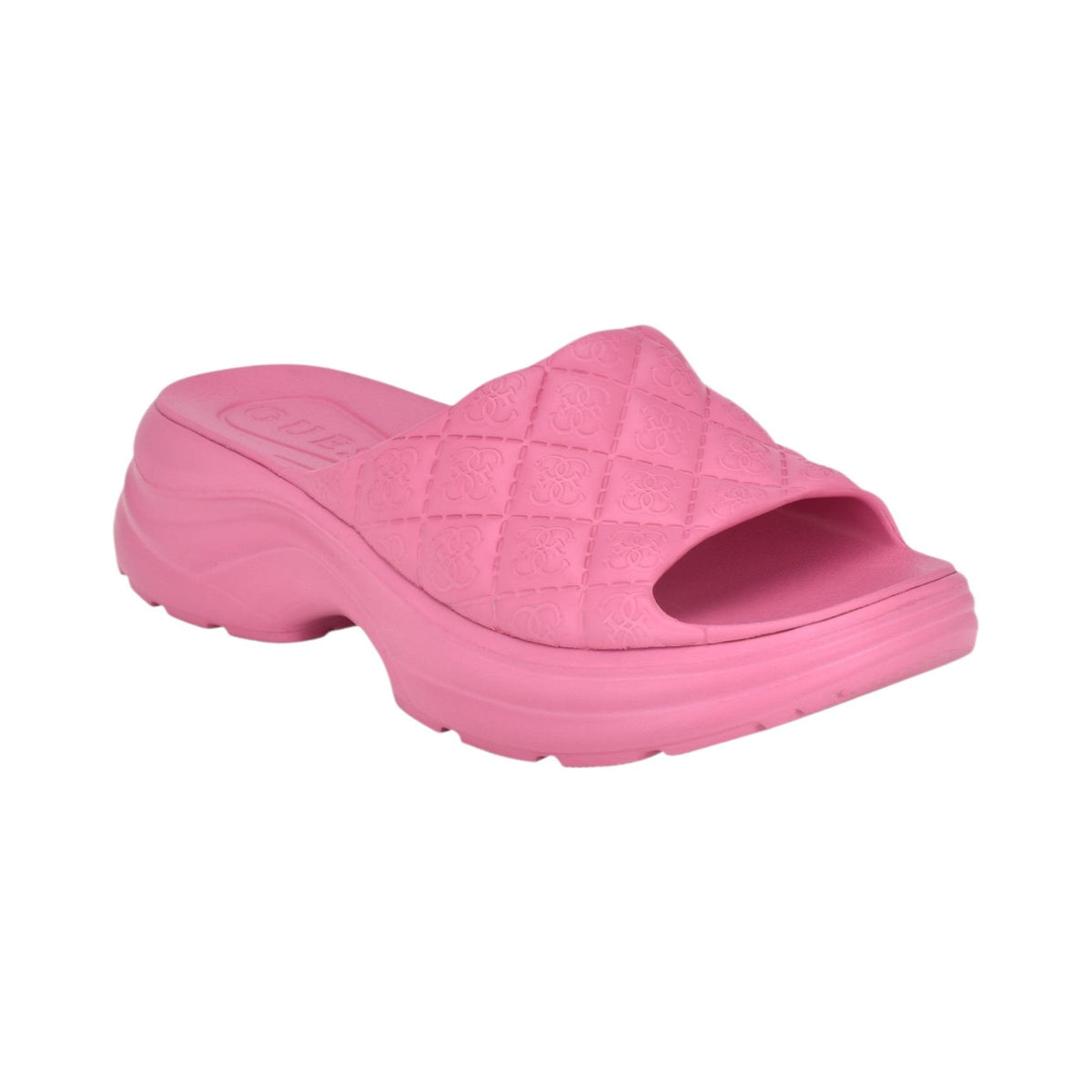 Women's Plain High Slippers,Pink
