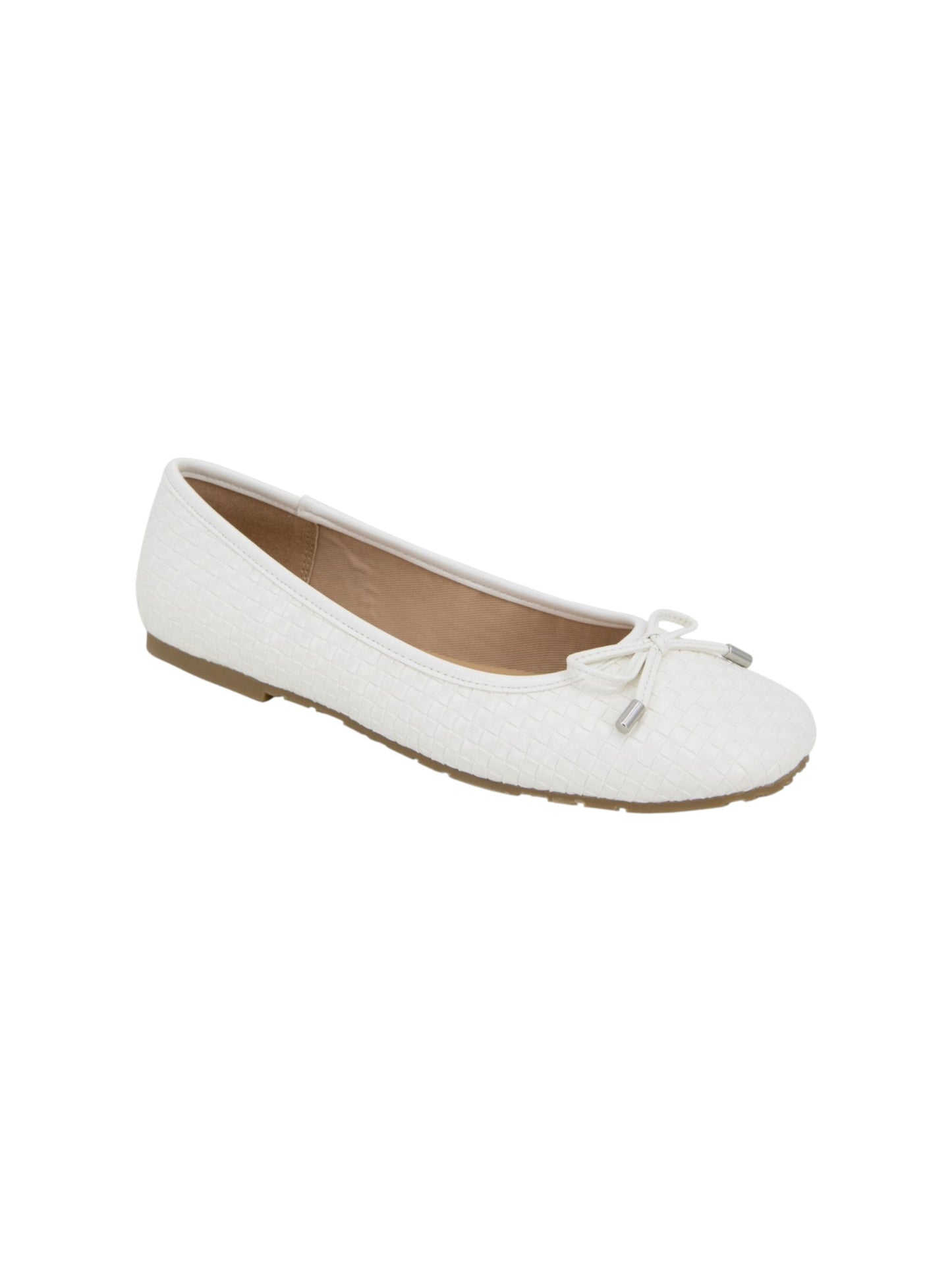 Women's Braided Bellorinas,White