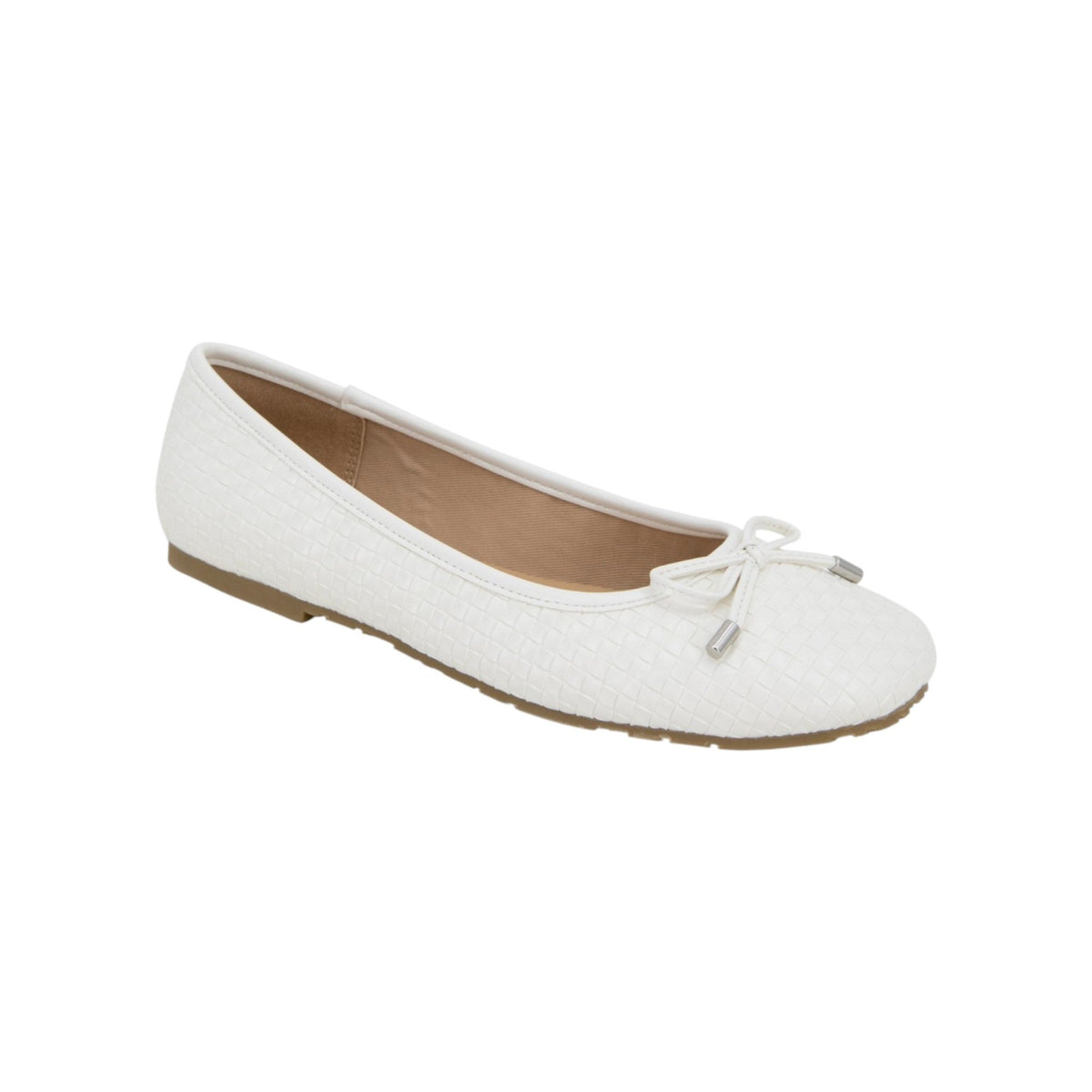 Women's Braided Bellorinas,White