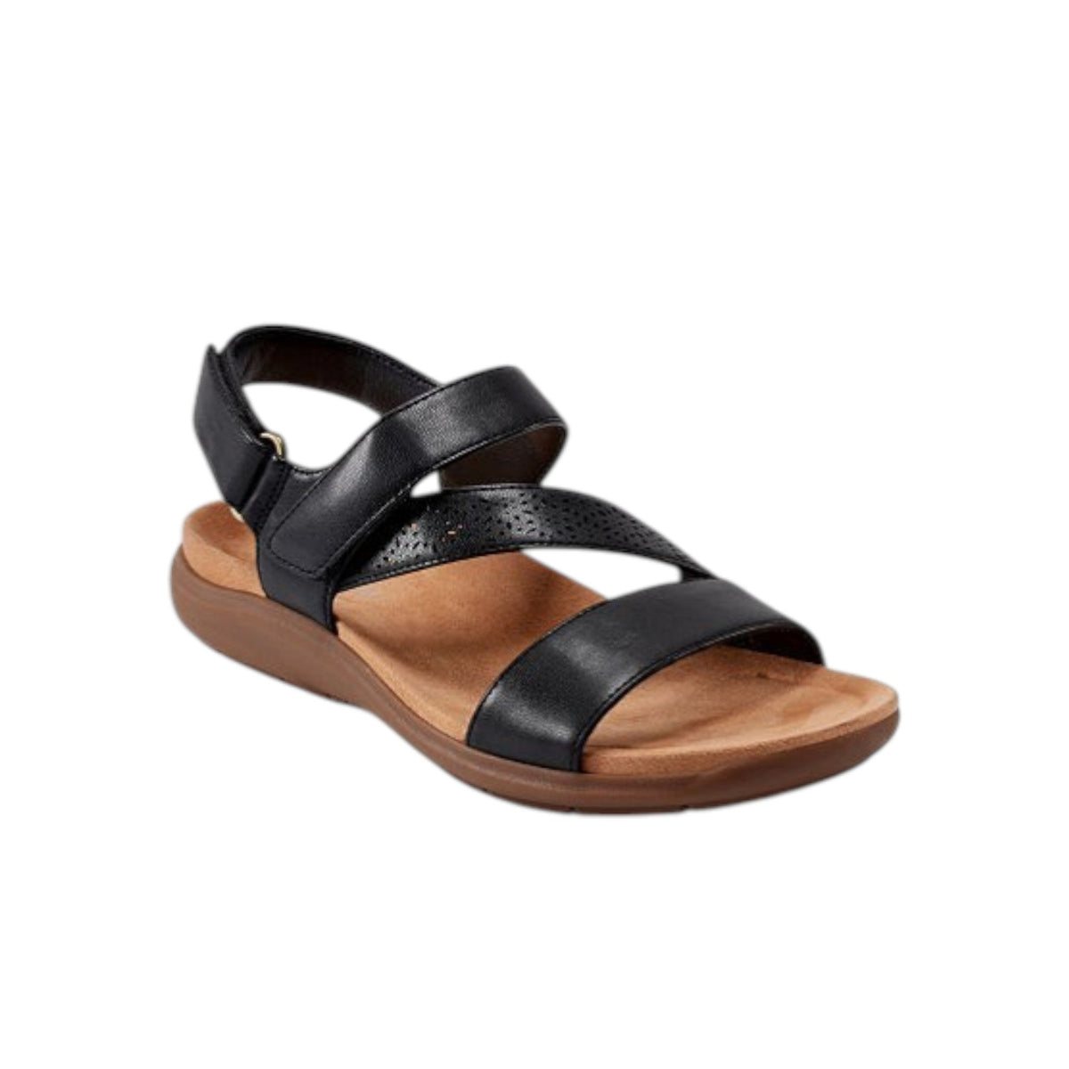 Women's Textured Sandals,Black