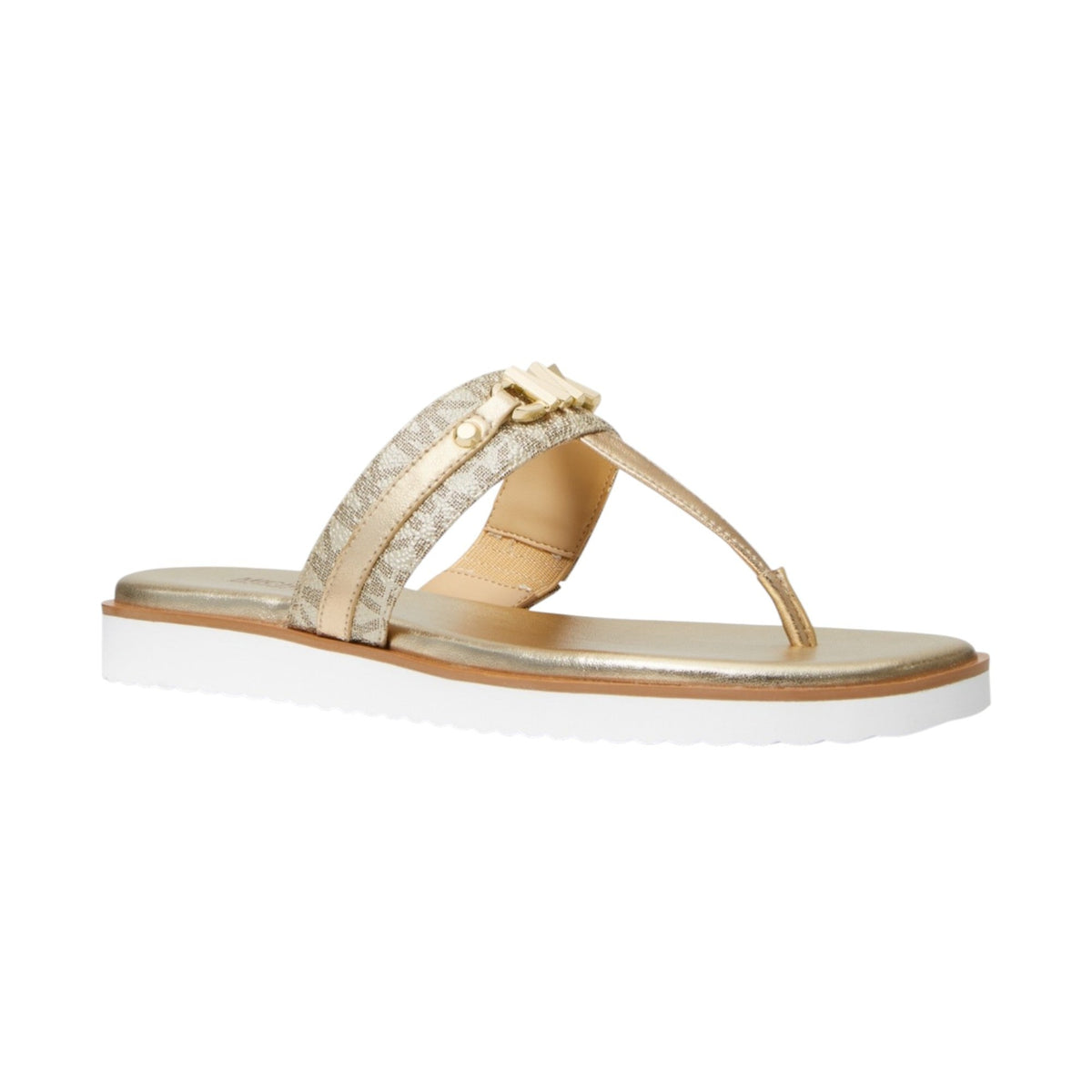 Women's Textured Slippers,Gold