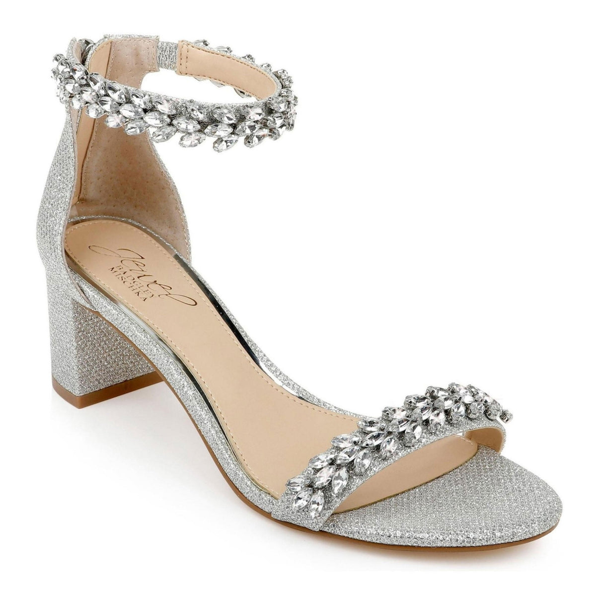 Women's Rhinestones Heels,Silver