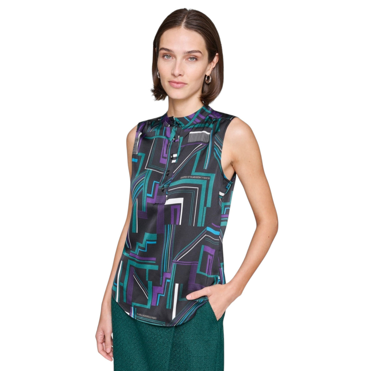 Women's Multi Colored Printed Top,Multi