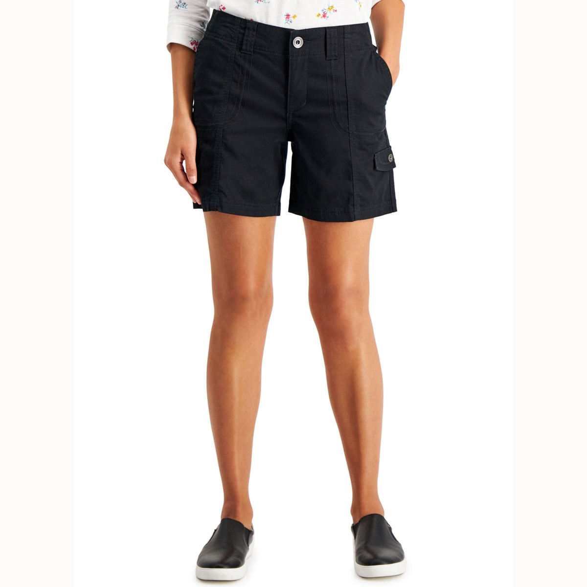 Women's Plain Short,Black