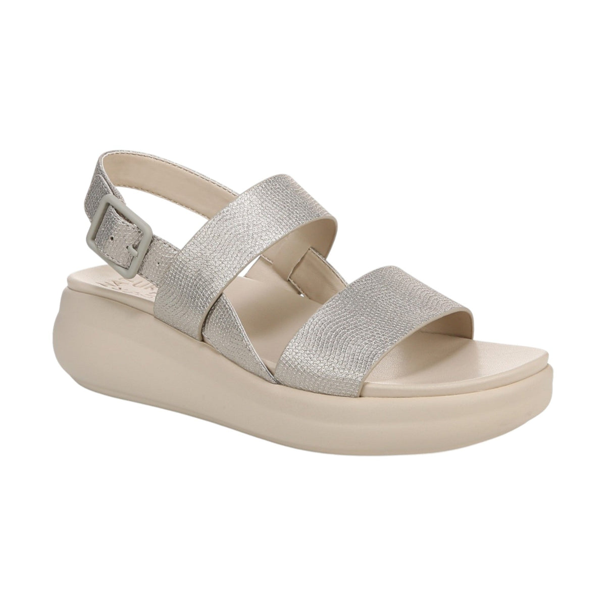 Women's Ribbed Sandals,Taupe/Beige