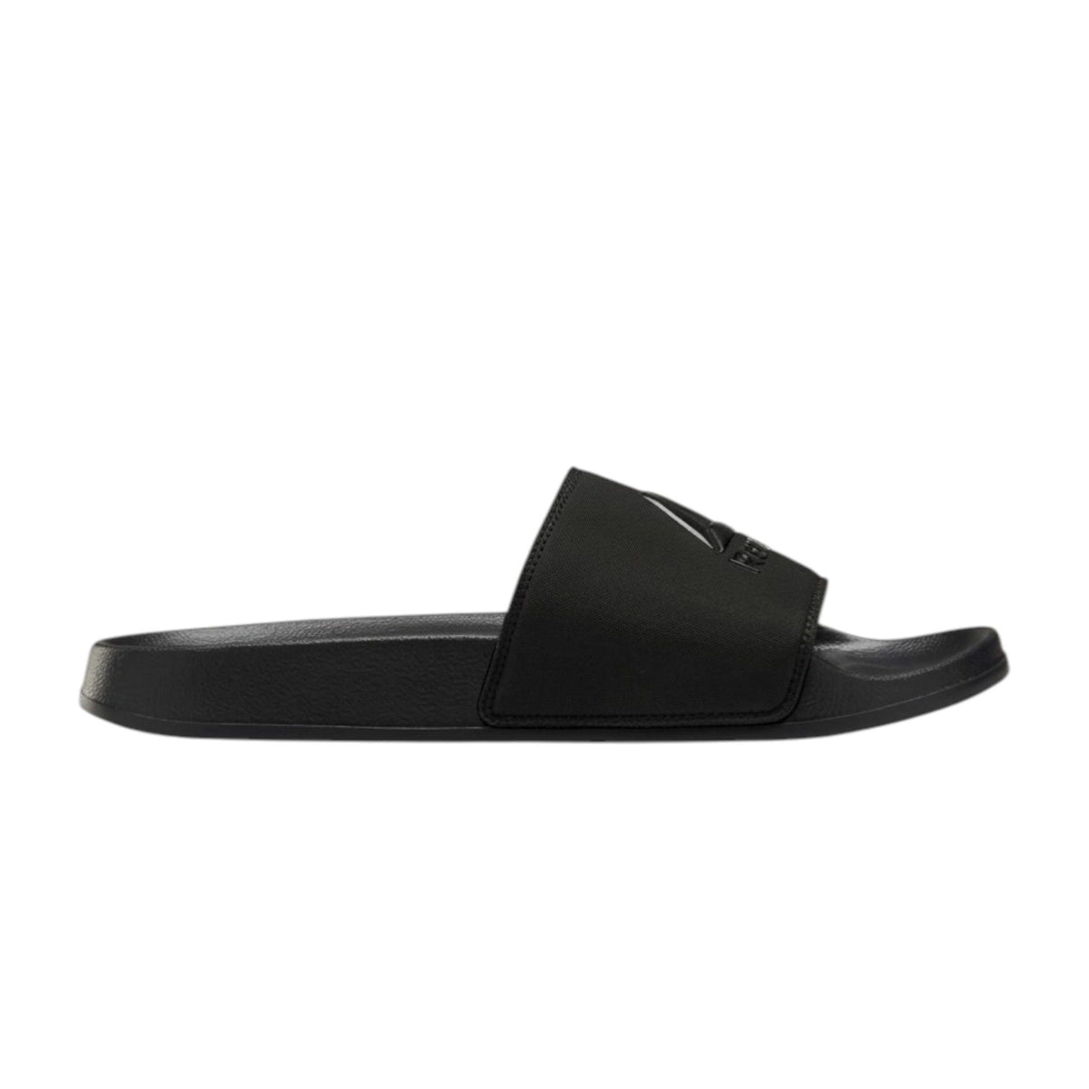 Men's Logo Printed Slippers,Black
