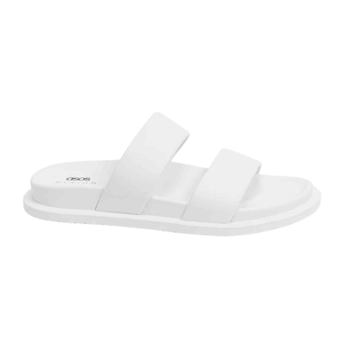 Men's Plain Slippers,White