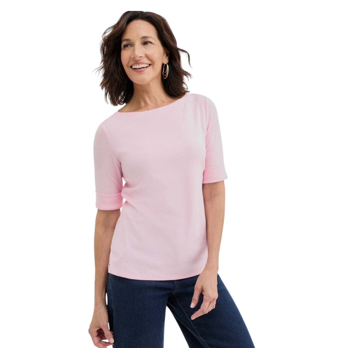 Women's Plain Top,Pink