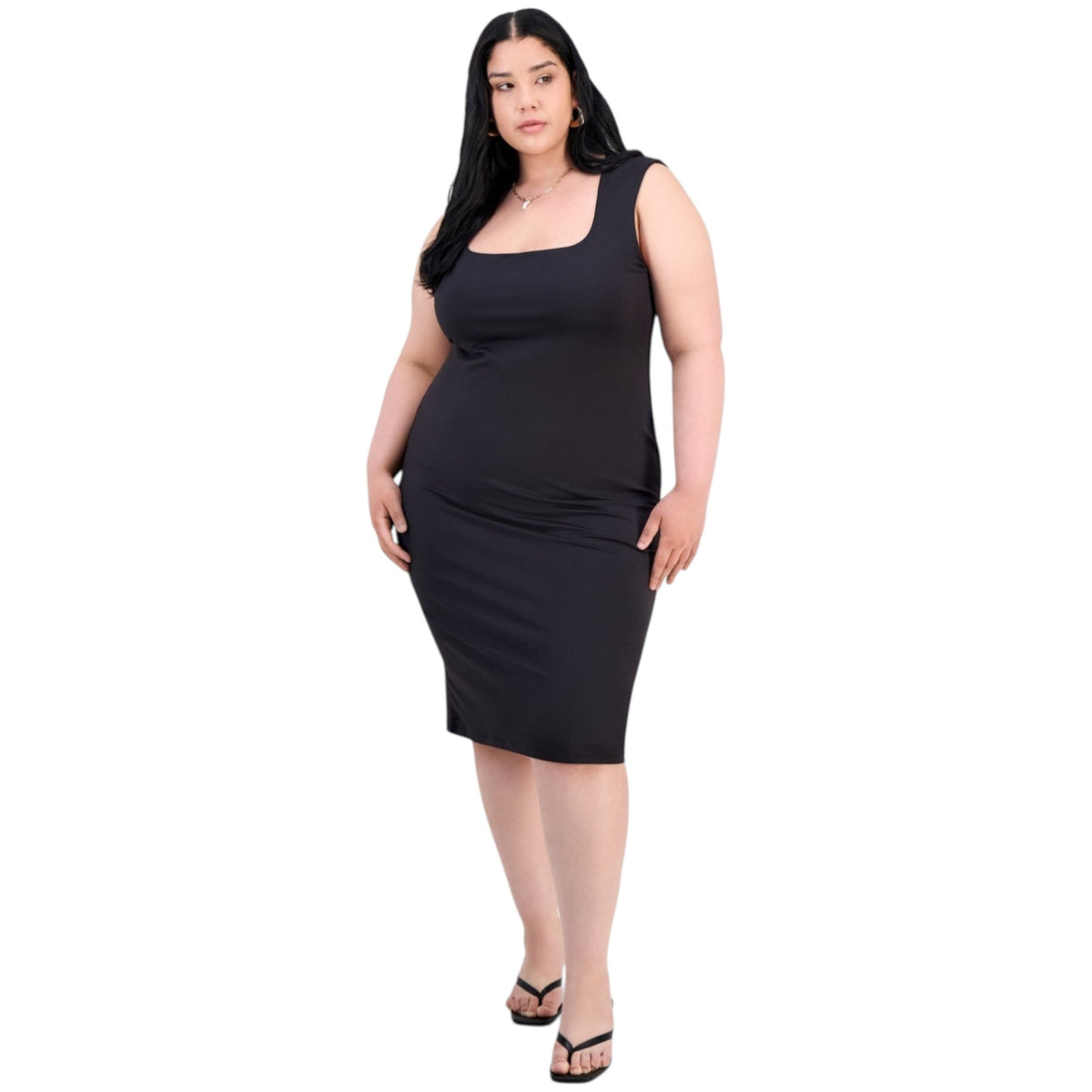 Women's Plain Dress,Black