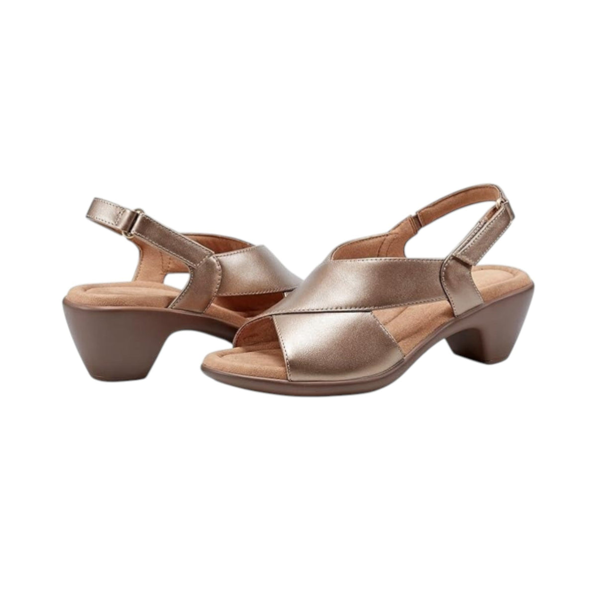 Women's Plain Sandals,Bronzer