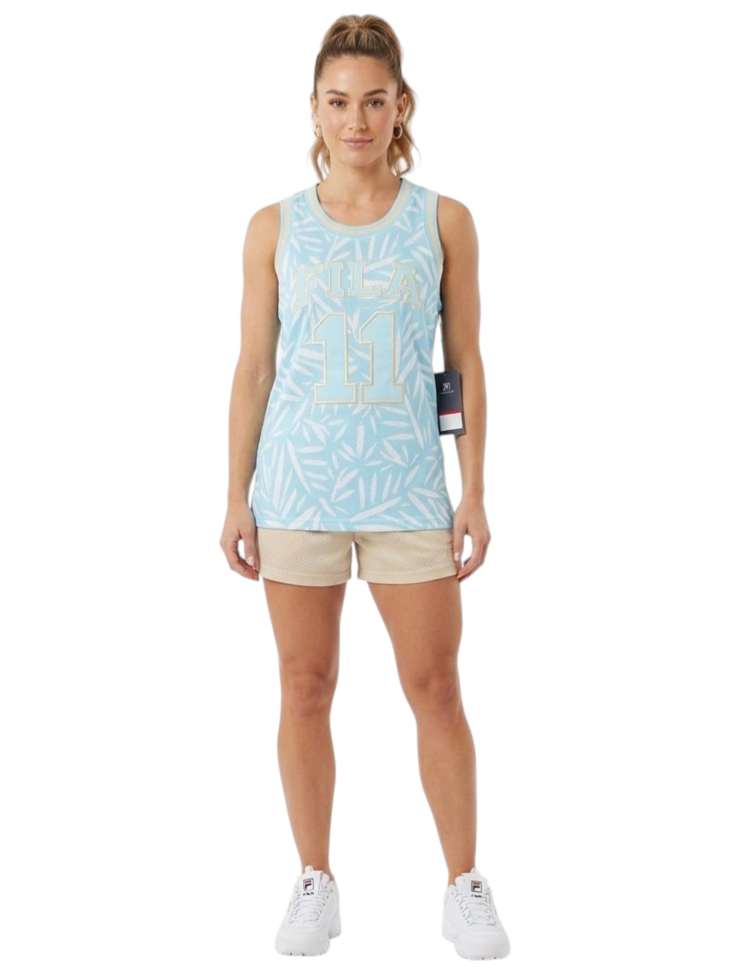 Women's Printed Sport Top,Blue