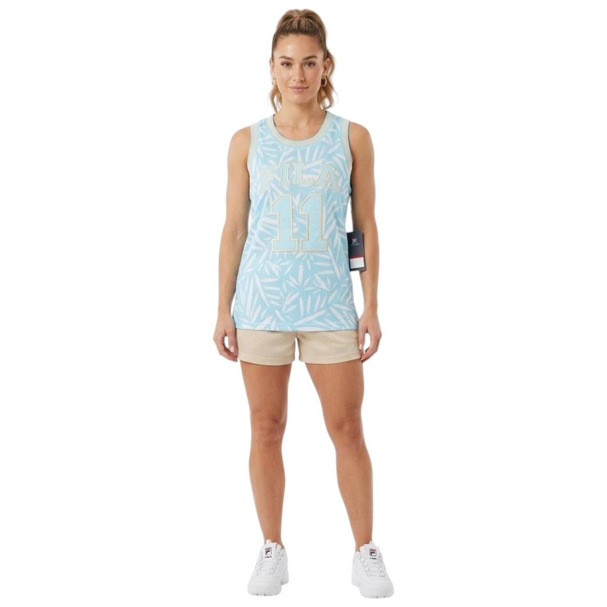 Women's Printed Sport Top,Blue