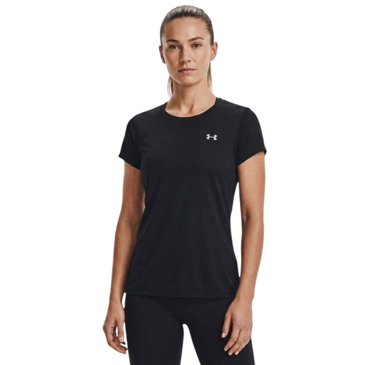 Women's Plain Sport Top,Black