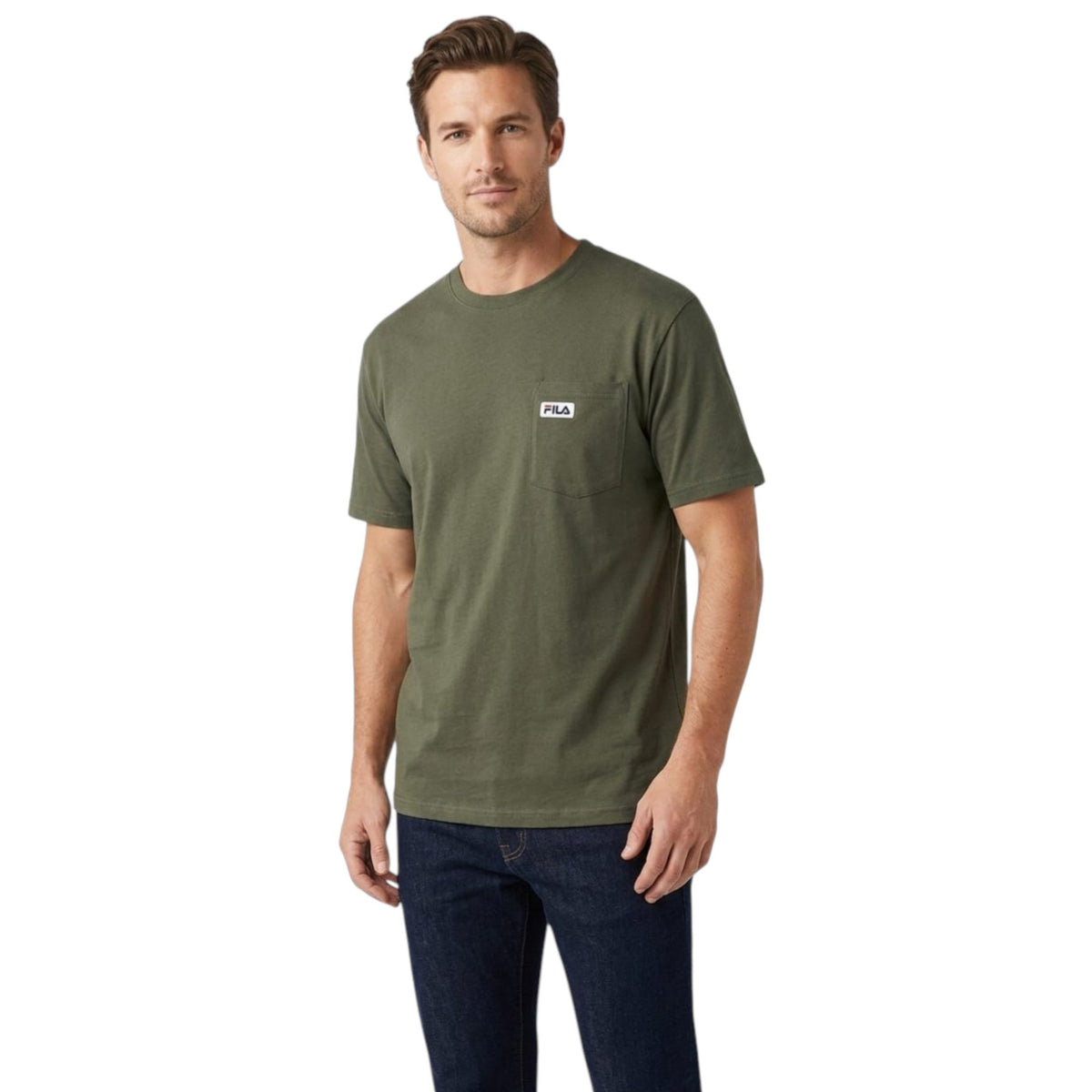 Men's Plain Top,Olive