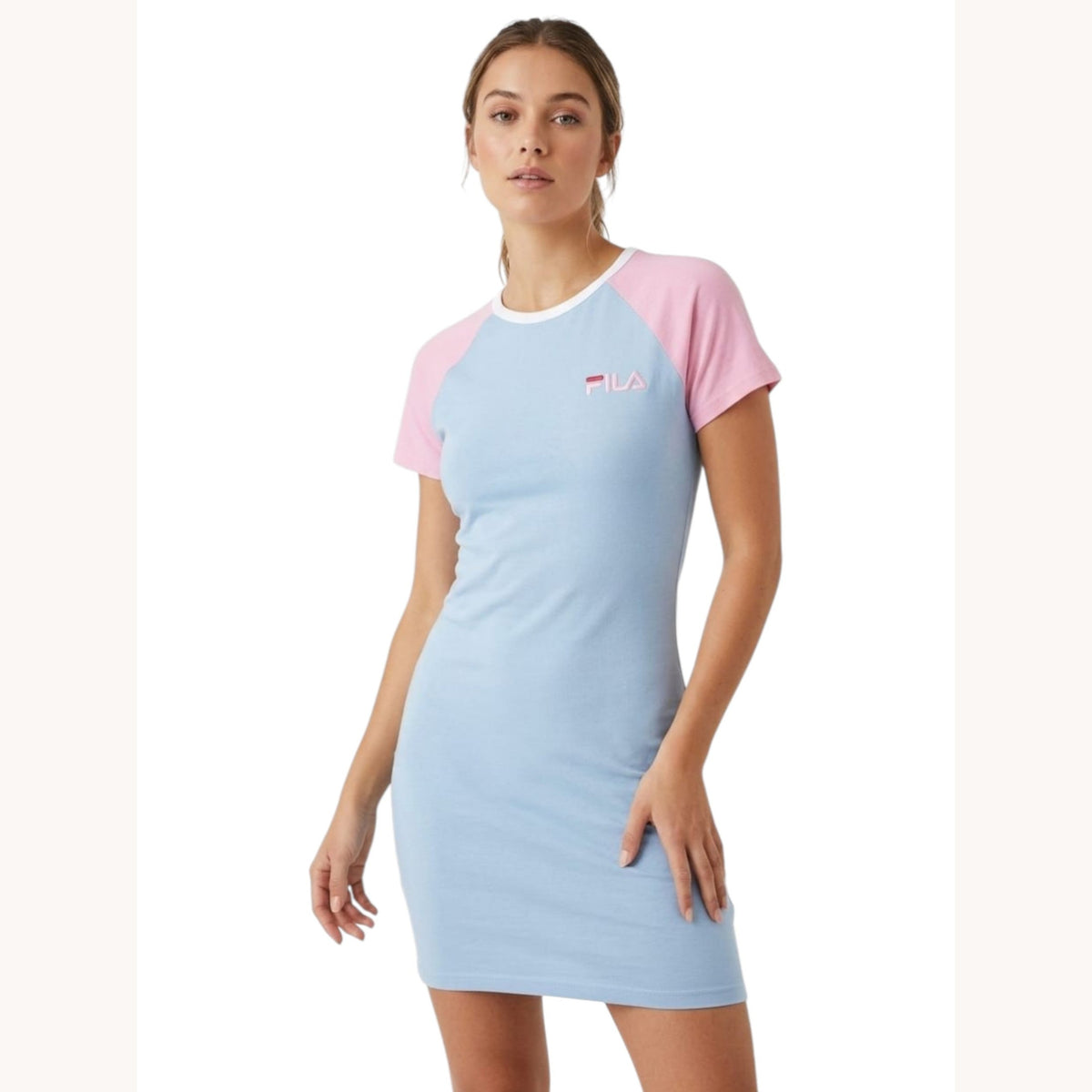 Women's Colorblocked Sport Dress,Grey