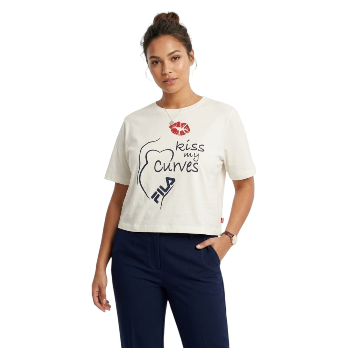 Women's Printed Top,White