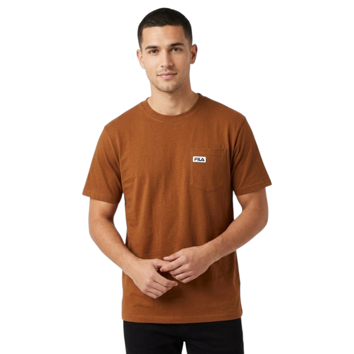 Men's Plain Top,Brown