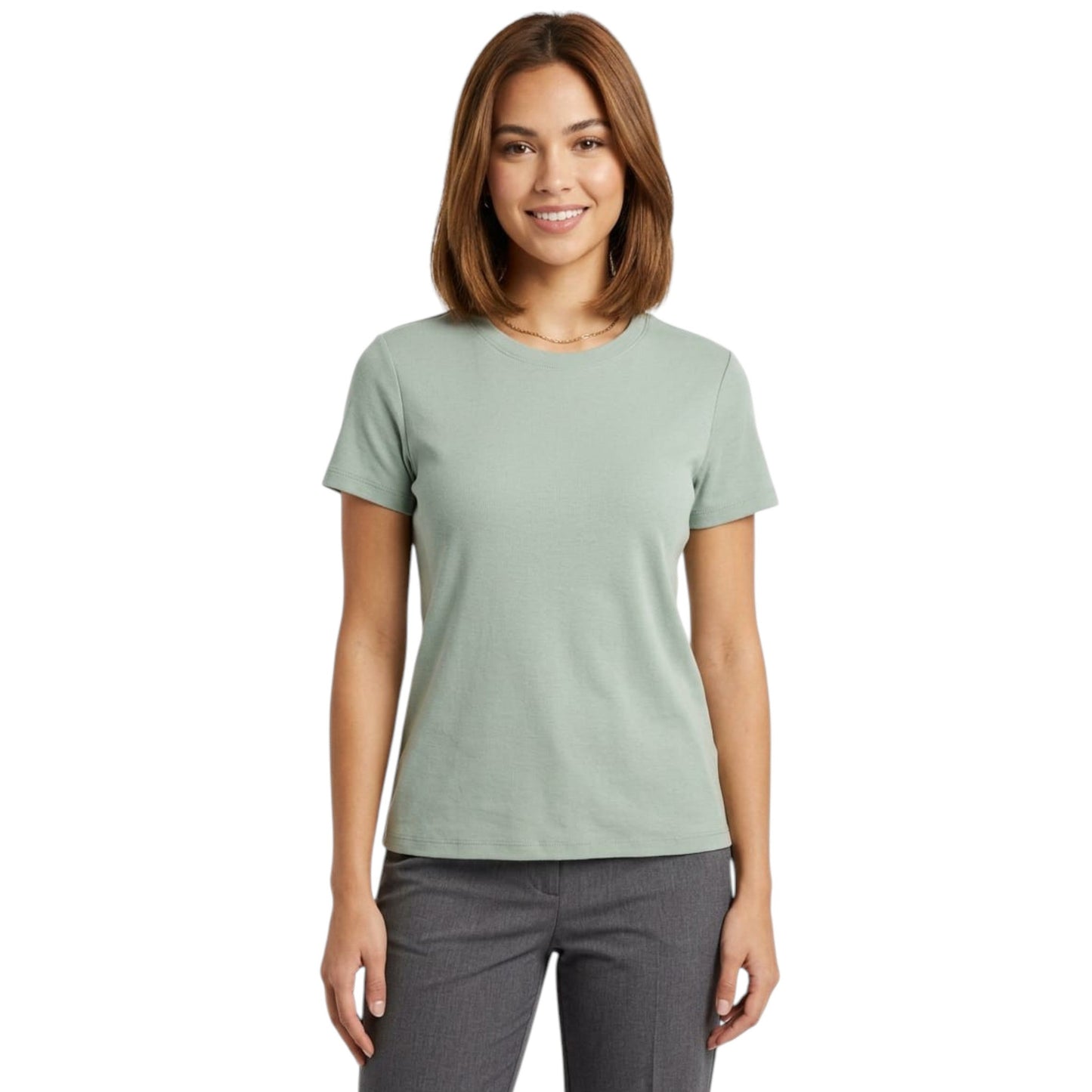 Women's Plain Solid Top,Mint Green