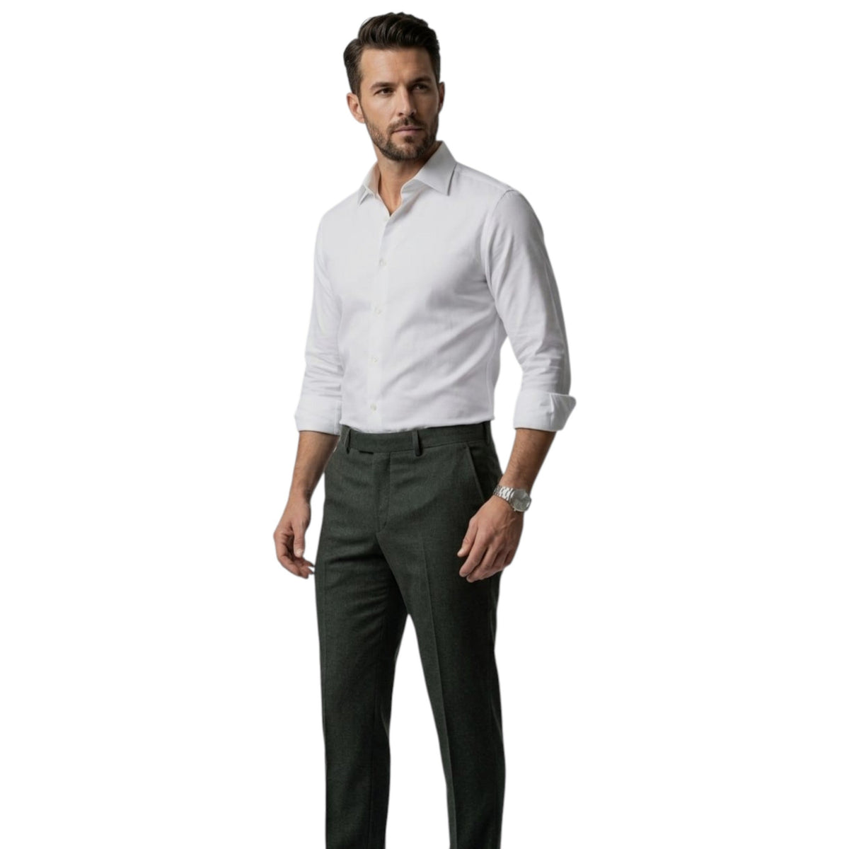 Men's Plain Pant,Olive