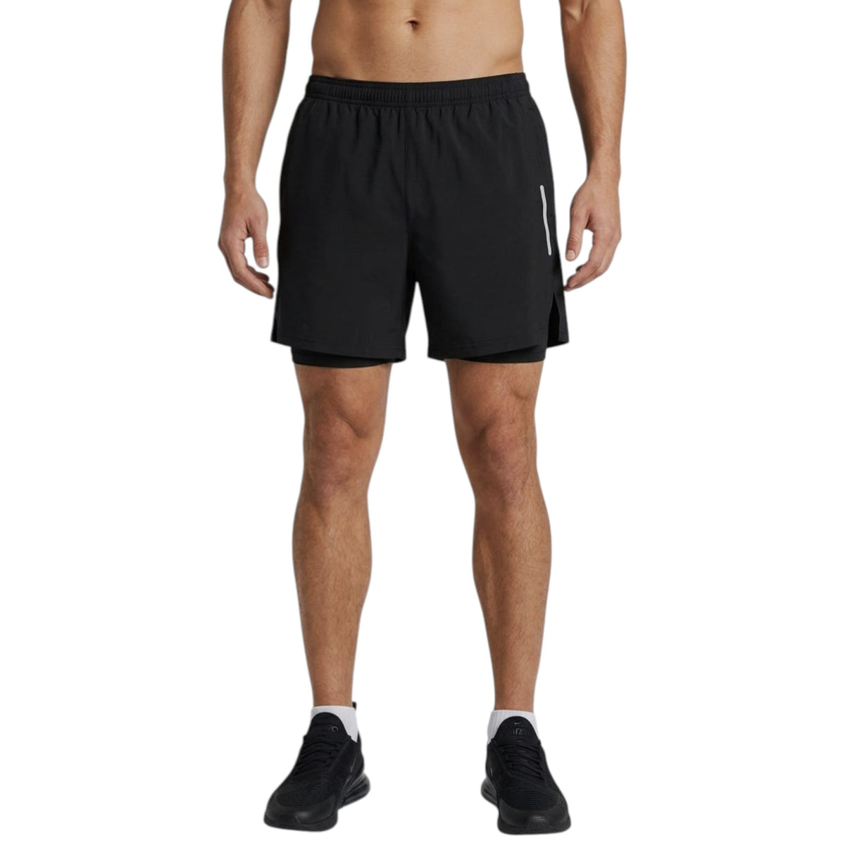 Men's Plain Sport Short,Black
