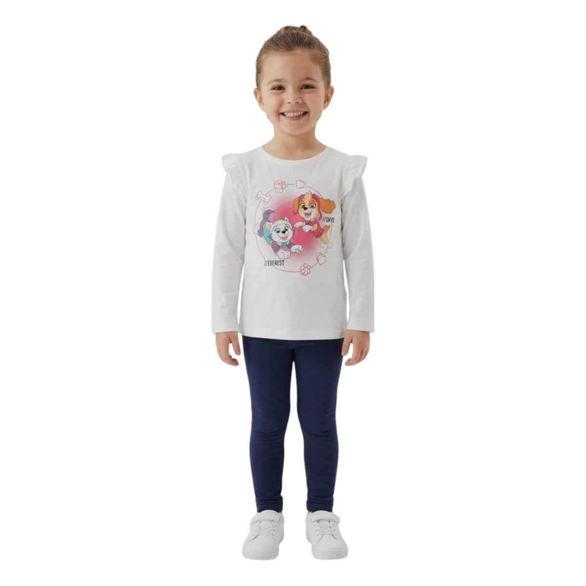 Kids Girl's Printed Top,White