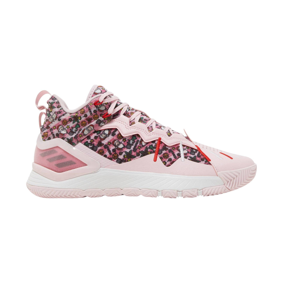 Women's Printed High Top Shoes,Pink