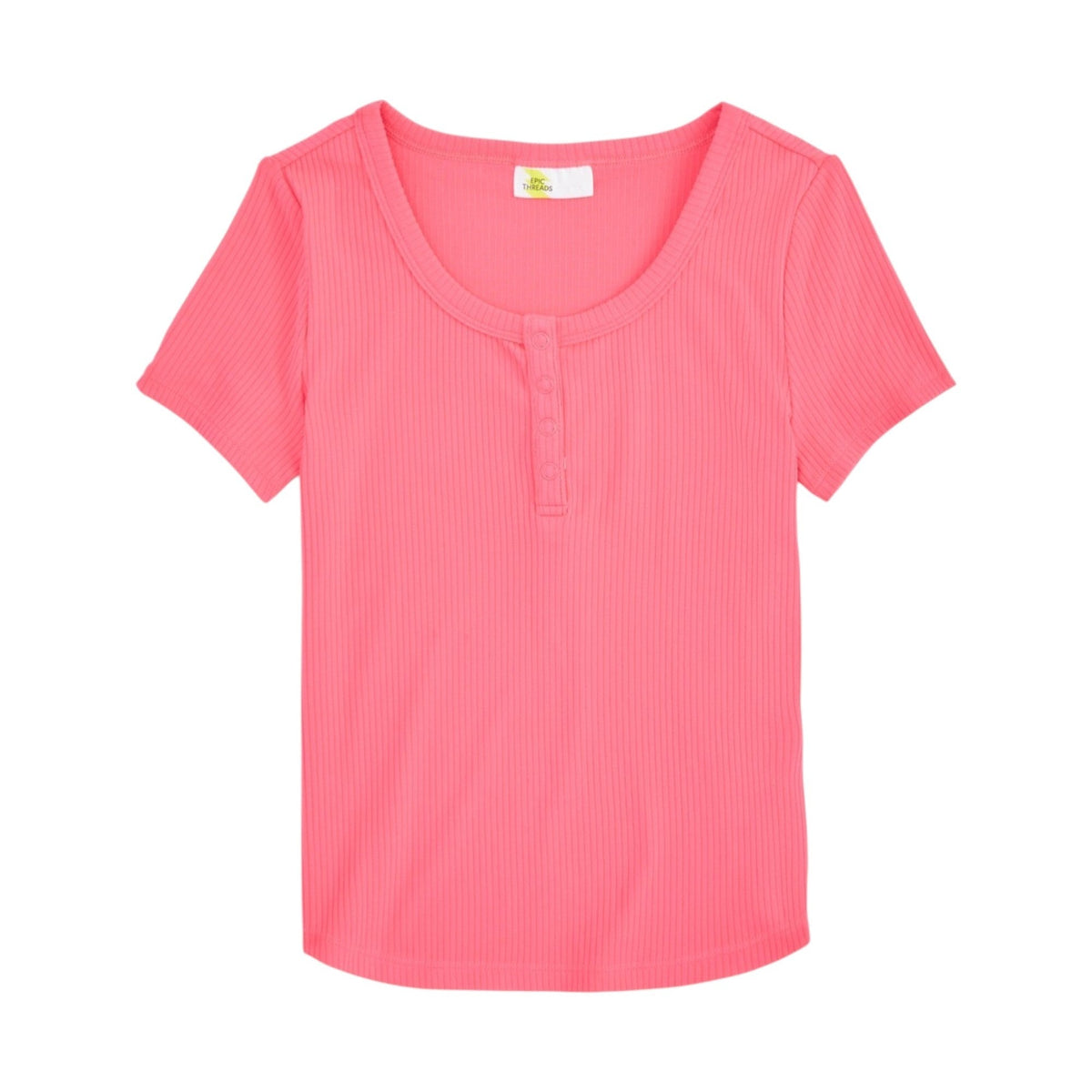 Kids Girl's Rubbed Top,Pink