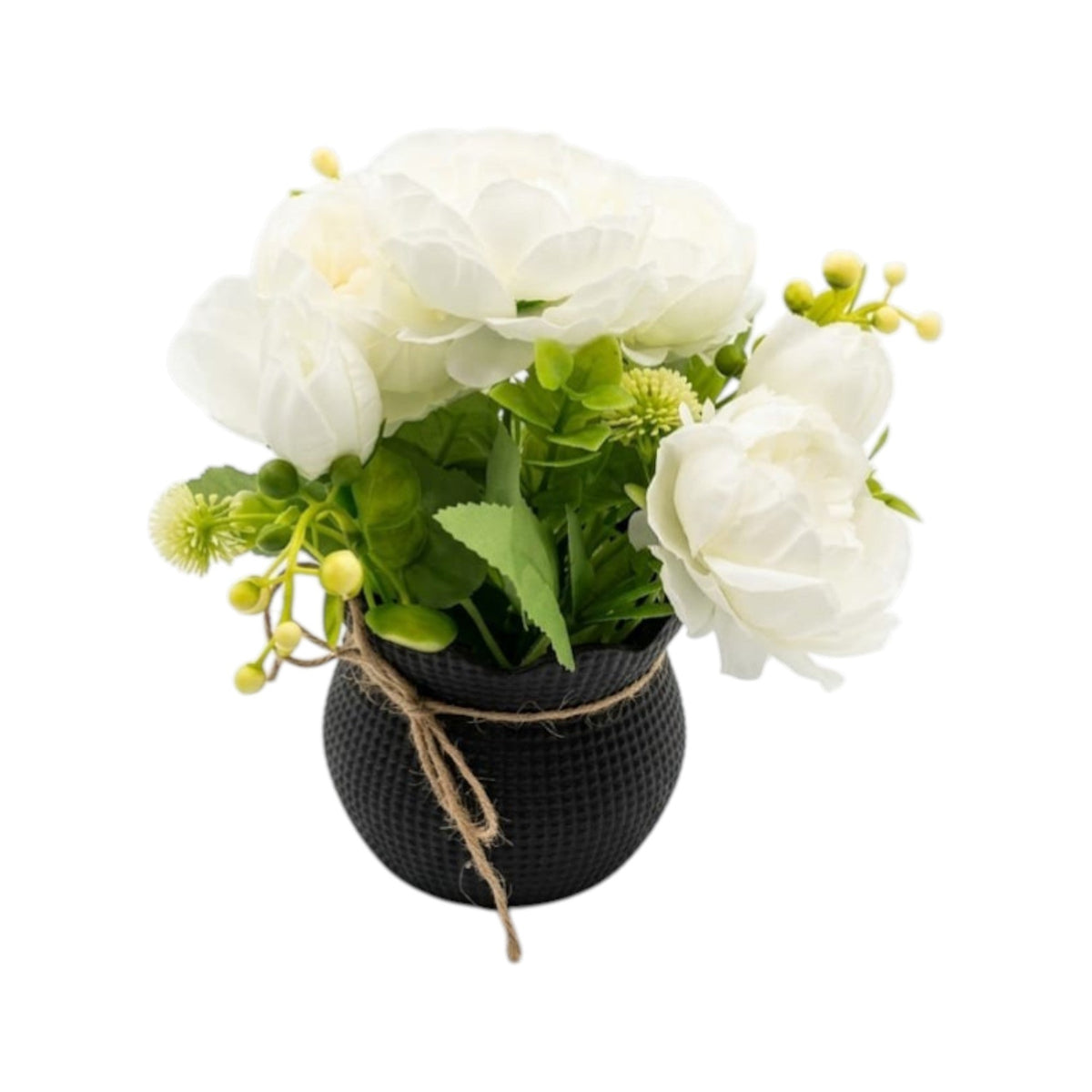 Artificial White Peonies
