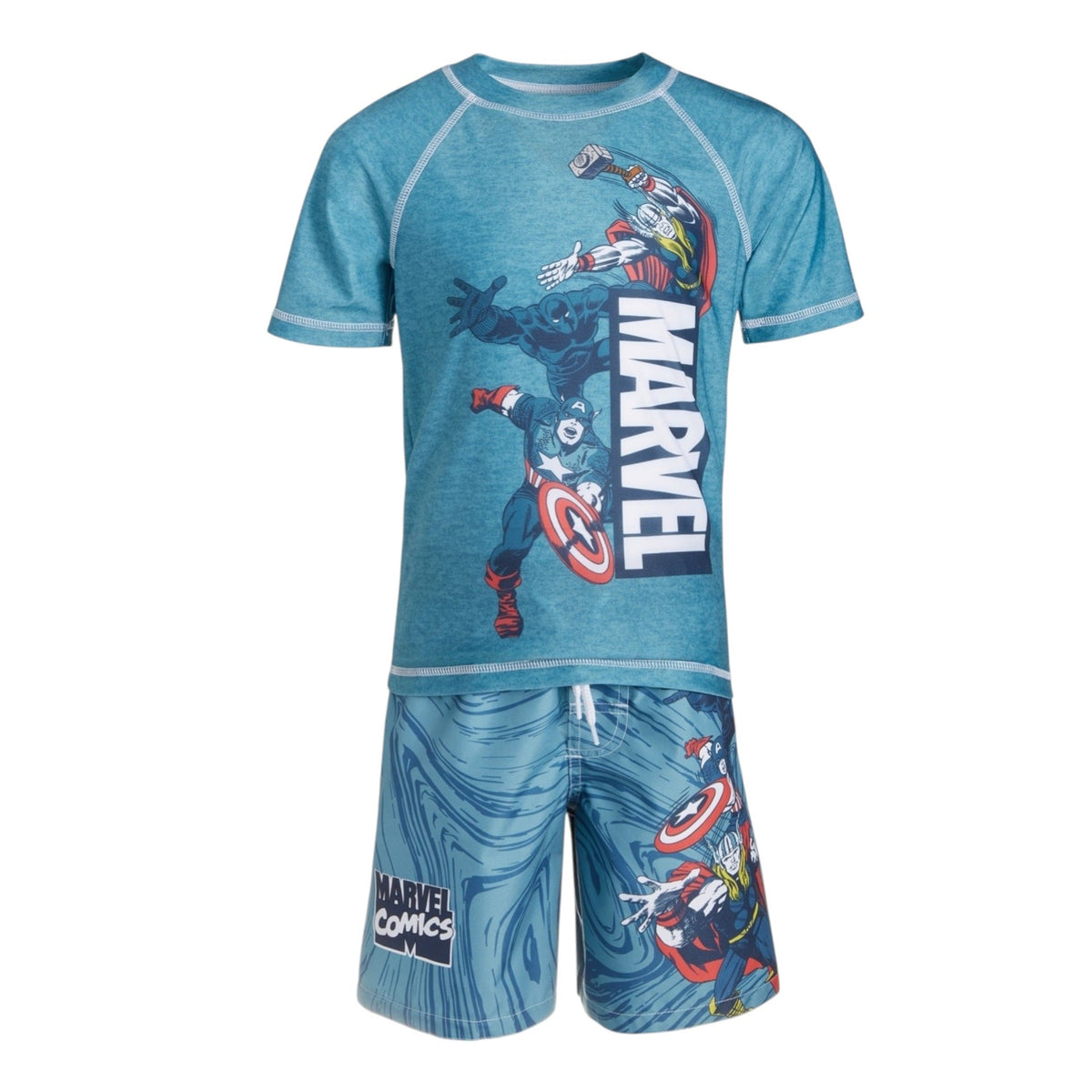 Kids Boy's Printed Set,Turquoise
