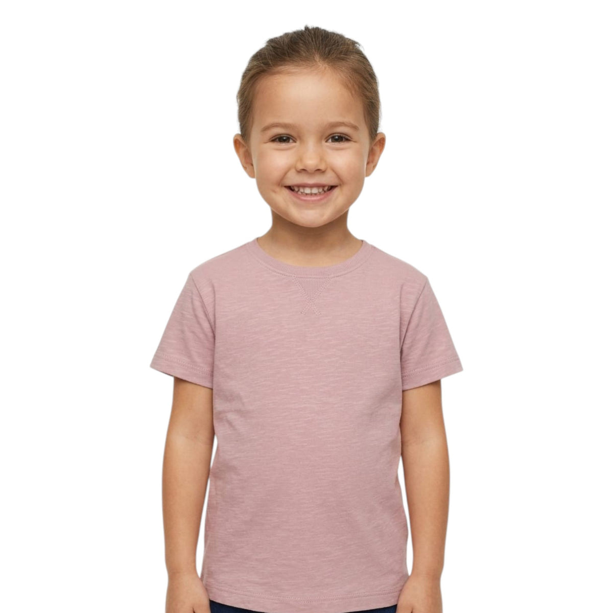 KIDs Boy's Plain Top,Light Apricot
