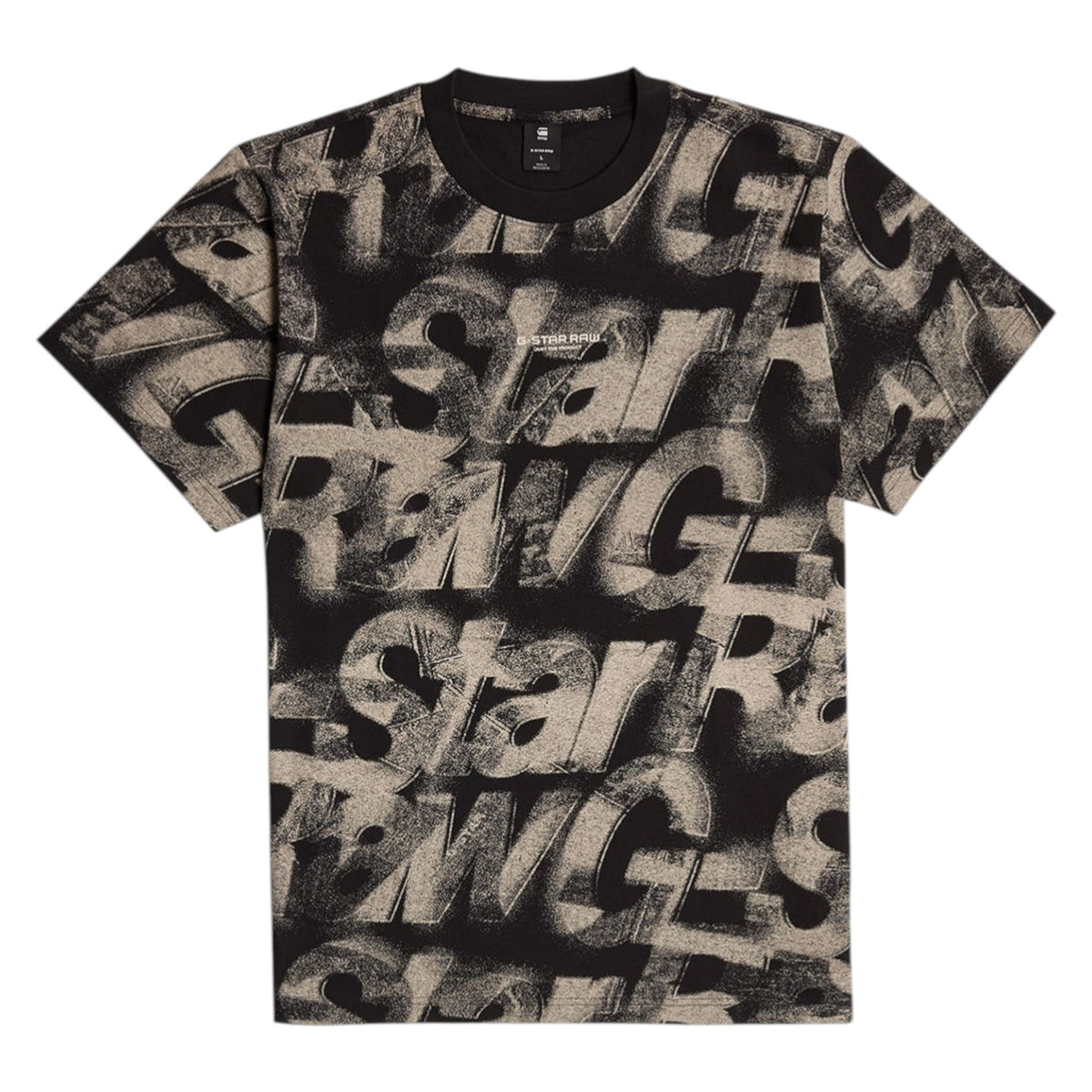 Men's Printed Top,Black