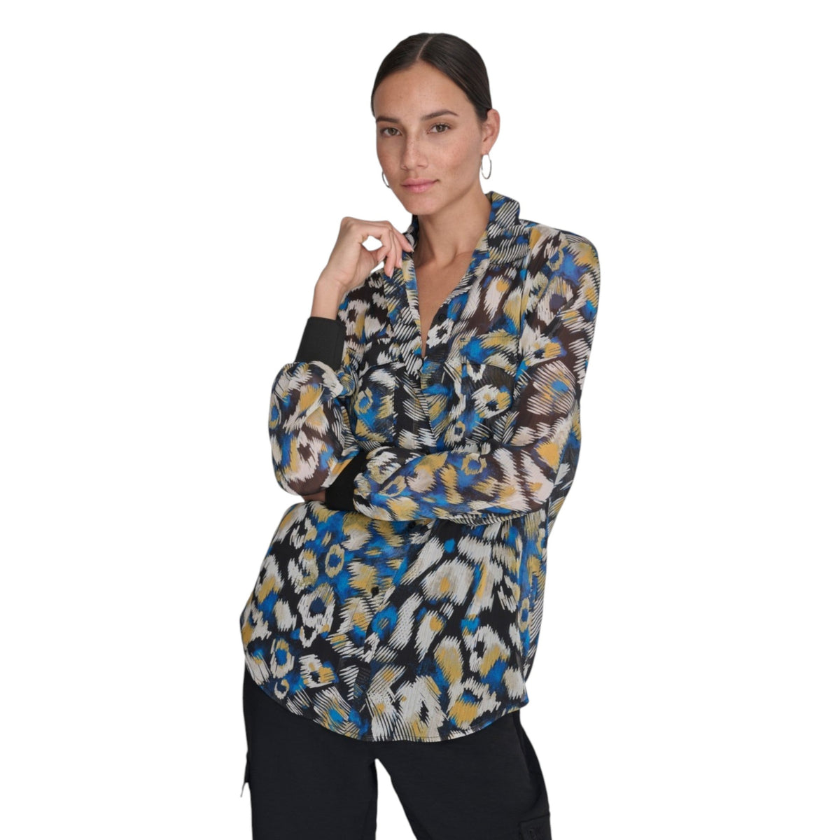 Women's Printed Chemise,Multi